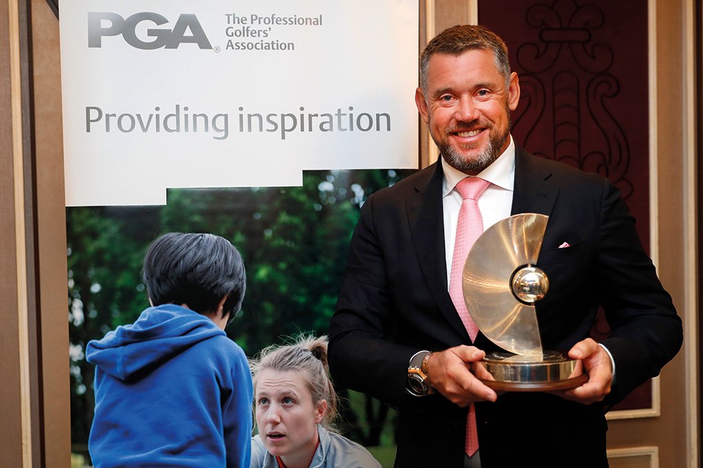 LEE WESTWOOD CLAIMS PGA RECOGNITION AWARD