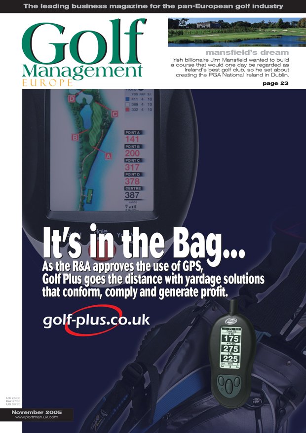 Golf Management - November 2005 - Volume 1